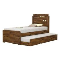 Cama de Solteiro Bibox Luiza malbec com auxiliar - Vitamov 0420893 Cama de Solteiro Bibox Luiza malbec com auxiliar - Vitamov 0420893