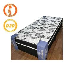 Cama de Solteiro Box Conjugada D20 88x188x52cm - ORTOBELLO