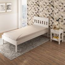 Cama de Solteiro CM8006 Para Colchão de 88cm Branca Tecnomobili Cama de Solteiro CM8006 Para Colchão de 88cm Branca Tecnomobili