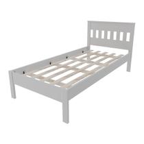Cama de Solteiro CM8006 Para Colchão de 88cm Branco - Tecno Cama de Solteiro CM8006 Para Colchão de 88cm Branco - Tecno
