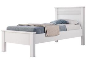 Cama de Solteiro Conquista Móveis Barcelona Branca Cama de Solteiro Conquista Móveis Barcelona Branca