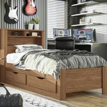 Cama de Solteiro Invicta com 2 Gavetas