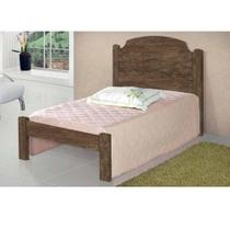Cama De Solteiro Iris Castanho - Cambel Móveis