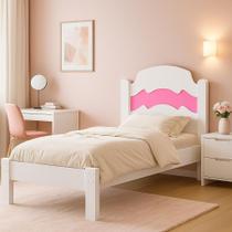cama de solteiro iris para quarto reforçada mdf varias cores moderna cama de solteiro iris para quarto reforçada mdf varias cores moderna
