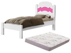 Cama de Solteiro Iris Tradicional Moderna MDF Robusta Com Pés para Quarto varias cores Com Colchão Top Cama de Solteiro Iris Tradicional Moderna MDF Robusta Com Pés para Quarto varias cores Com Colchão Top