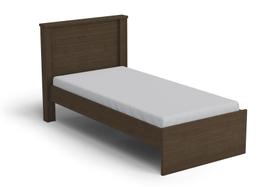 Cama de solteiro Kappesberg S821 para colchão 88 cor jacarandá