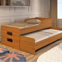 Cama De Solteiro Premium Com Cama Auxiliar Prática e Funcional Para Seu Dia a Dia