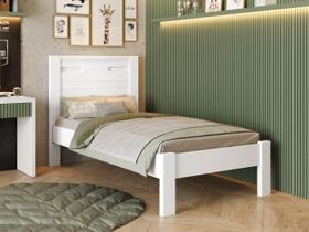 Cama de Solteiro Roma 100% MDF- Cores Novas