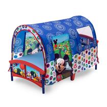 Cama de tenda infantil Delta Children Disney Mickey Mouse 137x74x95cm Cama de tenda infantil Delta Children Disney Mickey Mouse 137x74x95cm