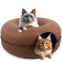 Cama de túnel Cat Momoga 51x51x23 cm Feltro resistente a arranhões