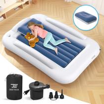 Cama de Viagem Inflável Deeteck para Crianças - 152cm com Bomba Cama de Viagem Inflável Deeteck para Crianças - 152cm com Bomba
