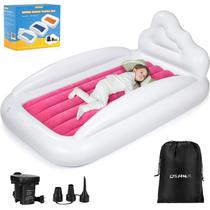 Cama de viagem inflável para crianças USHMA frente e verso Cama de viagem inflável para crianças USHMA frente e verso