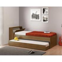 Cama Ditália Móveis Solteiro com auxiliar - Bicama BB-28