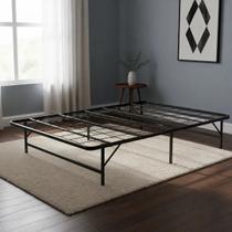 Cama Dobrável Aço Hashigo Base Box Casal Reforçada