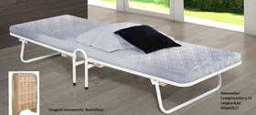 Cama dobravel campanha multiuso branca