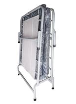 Cama Dobrável De Campanha Com Colchão Suporta Até 90kg