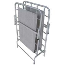Cama Dobrável De Campanha Em Aço Suporta 90kg (Sem Colchão)