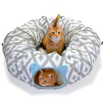 Cama Dobrável Grande para Gatos Kitty City com Brinquedos Cama Dobrável Grande para Gatos Kitty City com Brinquedos