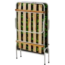 Cama Dobrável Portátil Solteiro Com Colchão