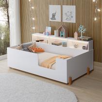 Cama Doçura Infantil com Nicho Design Juvenil Branca