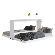 Cama Dupla Articulavel Horizontal Solteiro 90 Phoenix Branco