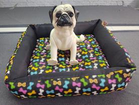 Cama dupla face, para cachorro e gato, macia e muito confortável