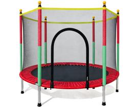 Cama Elástica 150kg Pula Pula Trampolim Infantil 1.80M Rede Segurança Snel Home Cama Elástica 150kg Pula Pula Trampolim Infantil 1.80M Rede Segurança Snel Home