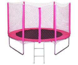 Cama elástica 2,44 PINK com zíper na rede