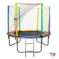 Cama Elástica 2m ChicoPlay Lona Preta sem Emenda