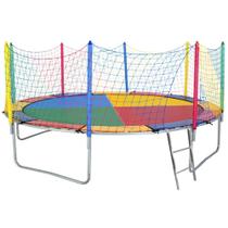 Cama Elástica 3,05m ChicoPlay Lona Colorida Nacional Cama Elástica 3,05m ChicoPlay Lona Colorida Nacional