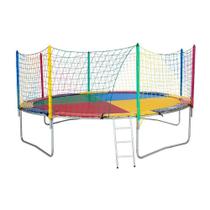 Cama Elástica 4,27m 4pés Nacional Lona Colorida 4 Cores ChicoPlay Cama Elástica 4,27m 4pés Nacional Lona Colorida 4 Cores ChicoPlay