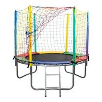 Cama Elástica Canguri de 2 Metros Lona Preta Importada sem Emenda