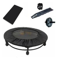 Cama Elástica + Colchonete + Caneleira 5Kg + Rodinha +Capa Cama Elástica + Colchonete + Caneleira 5Kg + Rodinha +Capa