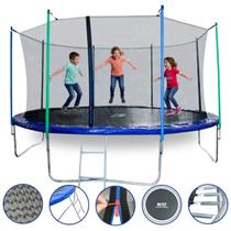 Cama Elástica Infantil Grande 427cm Com Rede de Proteção e Escada Pula Pula Completo Cama Elástica Infantil Grande 427cm Com Rede de Proteção e Escada Pula Pula Completo