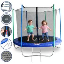 Cama Elástica Infantil Pula Pula Trampolim 2.44 m Com Escada Capacidade 100 Kg Importway Iwce001 Cama Elástica Infantil Pula Pula Trampolim 2.44 m Com Escada Capacidade 100 Kg Importway Iwce001