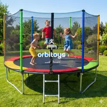 Cama Elástica Infantil Pula Pula Trampolim 2,44 M Playground Orbitoys