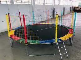 Cama Elastica lona importada 4,27 Quatro Pés Com Escada