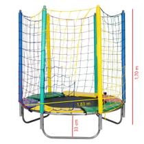 Cama Elástica Pula Pula 1,83m Lona Cores Lisas sem Emenda - PapiBrink Cama Elástica Pula Pula 1,83m Lona Cores Lisas sem Emenda - PapiBrink