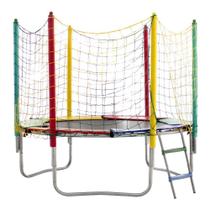 Cama Elástica Pula Pula 2,00m Lona Preta s/ Emenda PapiBrink Cama Elástica Pula Pula 2,00m Lona Preta s/ Emenda PapiBrink