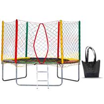Cama elastica pula pula 2,44 m suporta ate 235kg