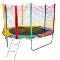 Cama Elástica Pula Pula 2,44 Suporta 270Kg Alta resistência Rede com Zíper