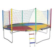 Cama Elástica Pula Pula 3,05m Colorida Nacional PapiBrink Cama Elástica Pula Pula 3,05m Colorida Nacional PapiBrink