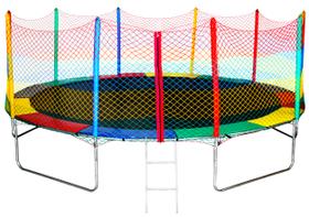 CAMA ELASTICA Pula Pula 4,27m. SUPORTA 455 kg - Fechamento com Ziper