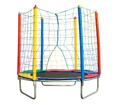 Cama Elástica Trampolim Pula Pula 1,40m Pequena Nacional Premium Colorida Rotoplay Brinquedos Cama Elástica Trampolim Pula Pula 1,40m Pequena Nacional Premium Colorida Rotoplay Brinquedos