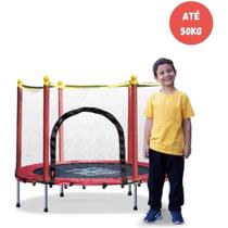 Cama Elástica Trampolim Pula Pula Infantil 140m Com Rede