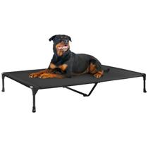 Cama Elevada ao Ar Livre Veehoo para Cães de Grande Porte, Extra Grande com Resfriamento, Cama Suspensa para Treinamento, Plataforma Elevada com Malha Respirável, Pés Antiderrapantes, 53"x37", Preta Cama Elevada ao Ar Livre Veehoo para Cães de Grande Porte, Extra Grande com Resfriamento, Cama Suspensa para Treinamento, Plataforma Elevada com Malha Respirável, Pés Antiderrapantes, 53"x37", Preta