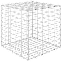 Cama elevada de gabião VidaXL Cube Steel Wire 50x50cm Cama elevada de gabião VidaXL Cube Steel Wire 50x50cm