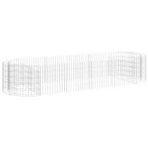 Cama elevada de gabião VidaXL Ferro galvanizado à prova de ferrugem 300x100x50cm