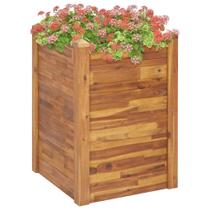 Cama elevada de jardim VidaXL Large Square Planter Wood Acacia Wood