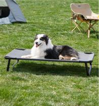 Cama elevada para cães ao ar livre, feita para 4 animais de estimação, refrigeração para cães grandes Cama elevada para cães ao ar livre, feita para 4 animais de estimação, refrigeração para cães grandes